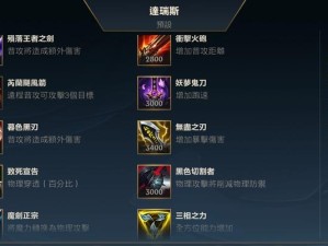 《云顶之弈联盟手游角色出装攻略》（无敌套路曝光，带你制霸云顶之弈）