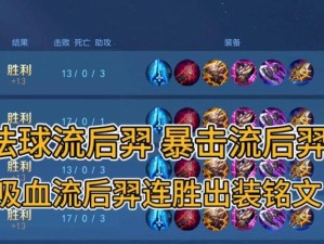 浩劫后羿出装铭文攻略（搭配精准铭文与合适装备，成就绝世射手）