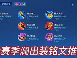 《王者荣耀法师铭文出装攻略》（细说法师铭文和合理出装的关键）
